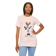 Load image into Gallery viewer, Unisex Jersey Short Sleeve Tee - Zippy: The Playful Puppet Mistress
