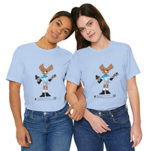 Load image into Gallery viewer, Unisex Jersey Short Sleeve Tee - Zippy: The Playful Puppet Mistress
