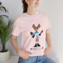 Load image into Gallery viewer, Unisex Jersey Short Sleeve Tee - Zippy: The Playful Puppet Mistress
