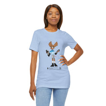 Load image into Gallery viewer, Unisex Jersey Short Sleeve Tee - Zippy: The Playful Puppet Mistress
