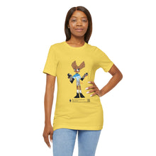 Load image into Gallery viewer, Unisex Jersey Short Sleeve Tee - Zippy: The Playful Puppet Mistress
