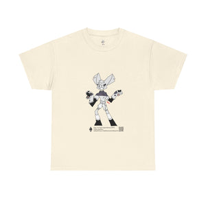 Unisex Heavy Cotton Tee - Zippy: The Playful Puppet Mistress