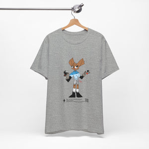 Unisex Jersey Short Sleeve Tee - Zippy: The Playful Puppet Mistress