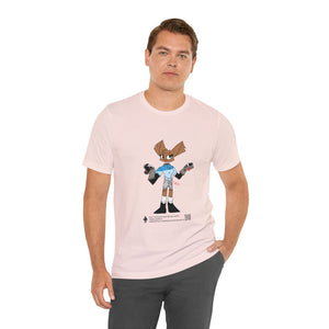 Unisex Jersey Short Sleeve Tee - Zippy: The Playful Puppet Mistress