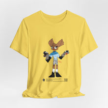 Load image into Gallery viewer, Unisex Jersey Short Sleeve Tee - Zippy: The Playful Puppet Mistress
