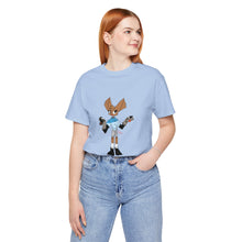 Load image into Gallery viewer, Unisex Jersey Short Sleeve Tee - Zippy: The Playful Puppet Mistress
