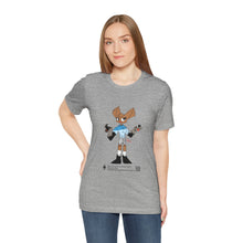 Load image into Gallery viewer, Unisex Jersey Short Sleeve Tee - Zippy: The Playful Puppet Mistress
