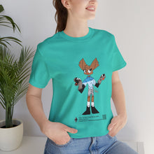 Load image into Gallery viewer, Unisex Jersey Short Sleeve Tee - Zippy: The Playful Puppet Mistress
