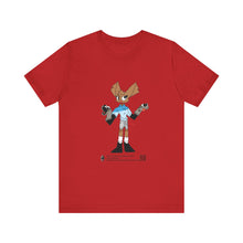 Load image into Gallery viewer, Unisex Jersey Short Sleeve Tee - Zippy: The Playful Puppet Mistress
