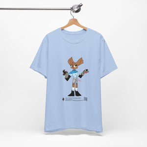 Unisex Jersey Short Sleeve Tee - Zippy: The Playful Puppet Mistress