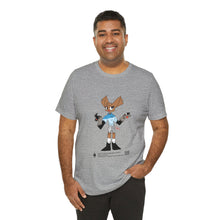 Load image into Gallery viewer, Unisex Jersey Short Sleeve Tee - Zippy: The Playful Puppet Mistress
