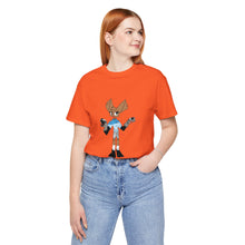 Load image into Gallery viewer, Unisex Jersey Short Sleeve Tee - Zippy: The Playful Puppet Mistress
