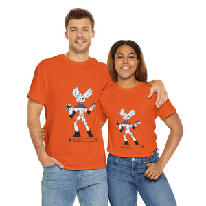 Unisex Heavy Cotton Tee - Zippy: The Playful Puppet Mistress