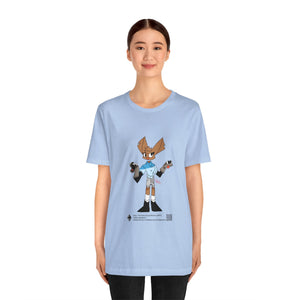 Unisex Jersey Short Sleeve Tee - Zippy: The Playful Puppet Mistress