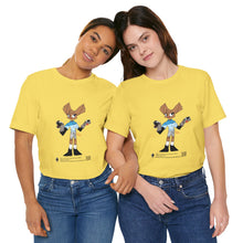 Load image into Gallery viewer, Unisex Jersey Short Sleeve Tee - Zippy: The Playful Puppet Mistress
